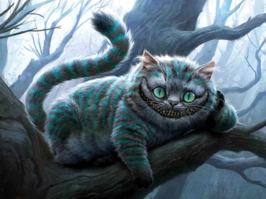 160 картинок с Чеширским Котом из Алисы в Стране Чудес #12