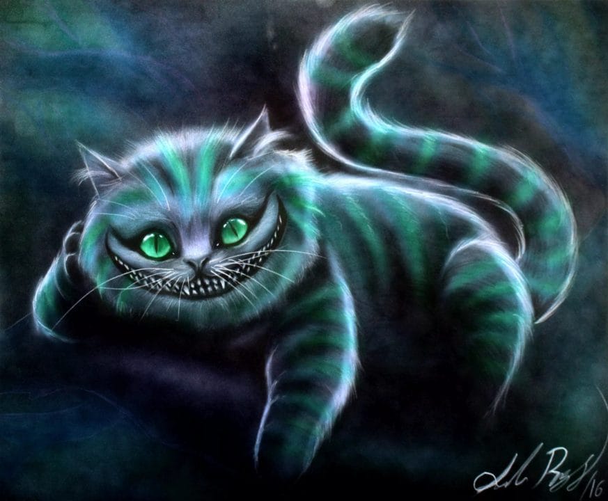 160 картинок с Чеширским Котом из Алисы в Стране Чудес #151