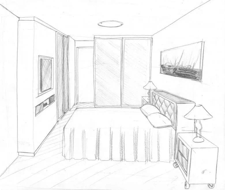 Интерьеры комнаты: 110 рисунков #101