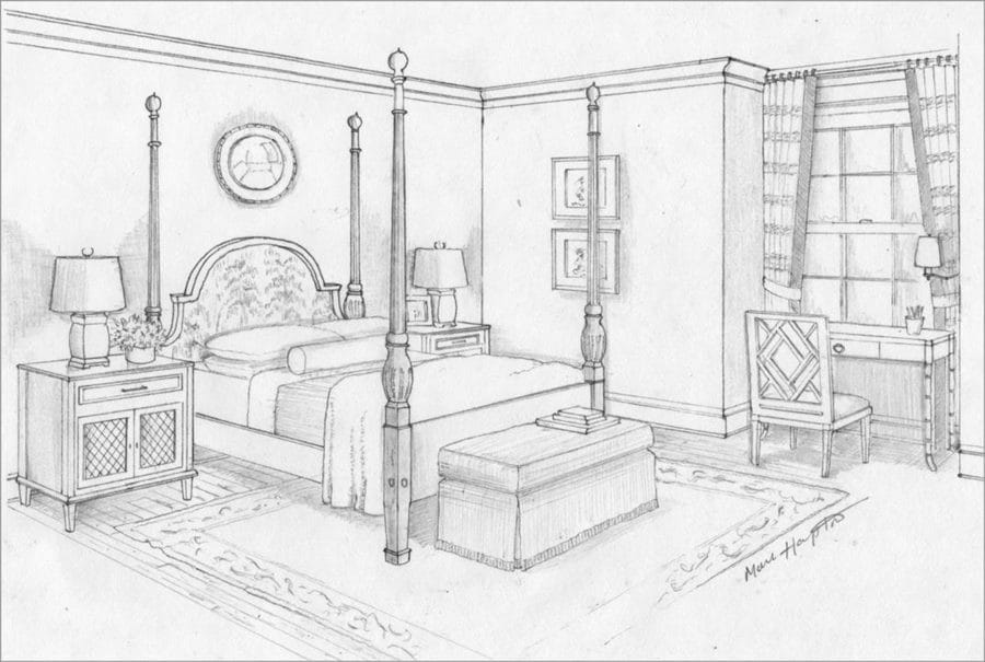 Интерьеры комнаты: 110 рисунков #69