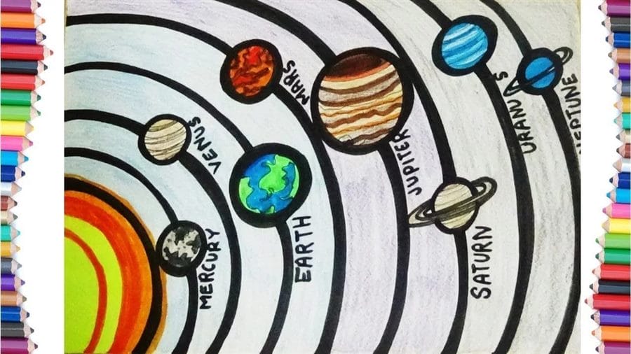 90 картинок и рисунков с планетами солнечной системы #6