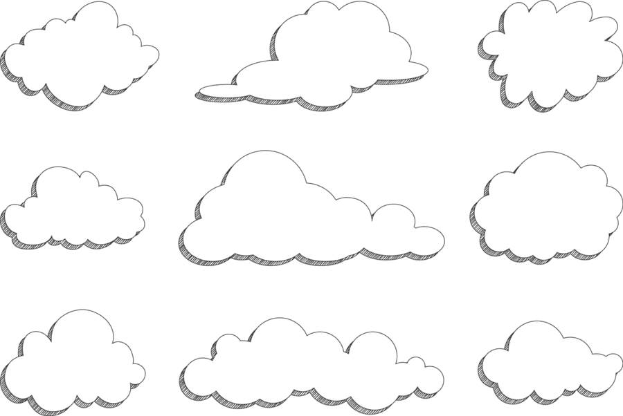 100 облаков в PNG #22