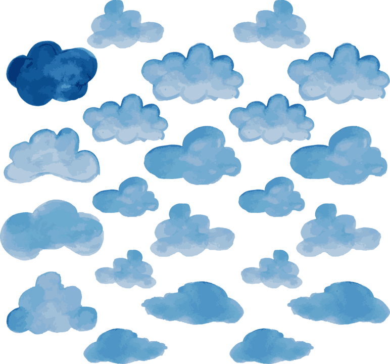 100 облаков в PNG #15