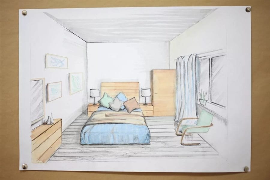 Интерьеры комнаты: 110 рисунков #54