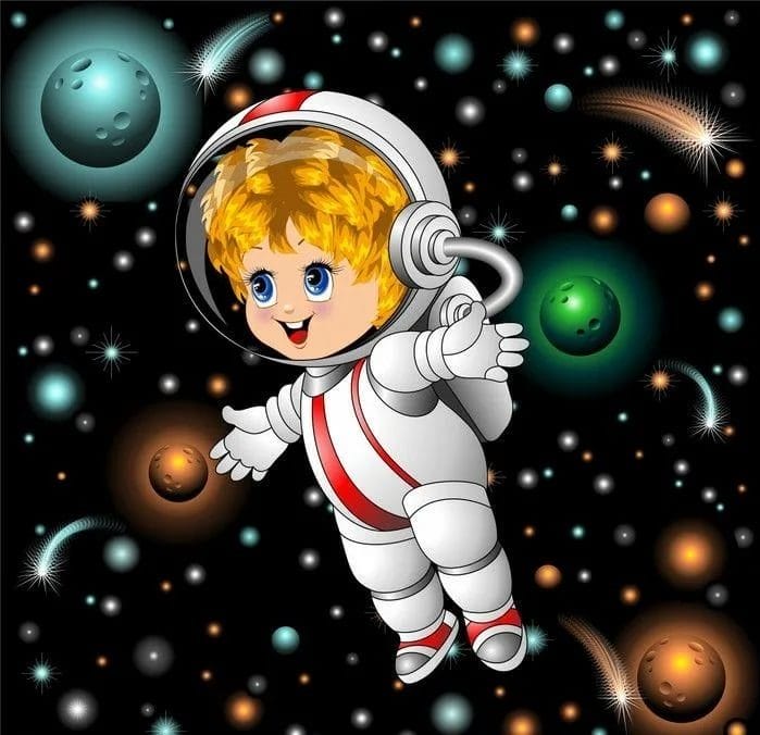 80 картинок про космос для детей #74
