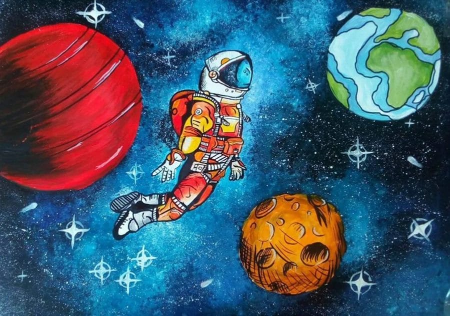 80 картинок про космос для детей #73
