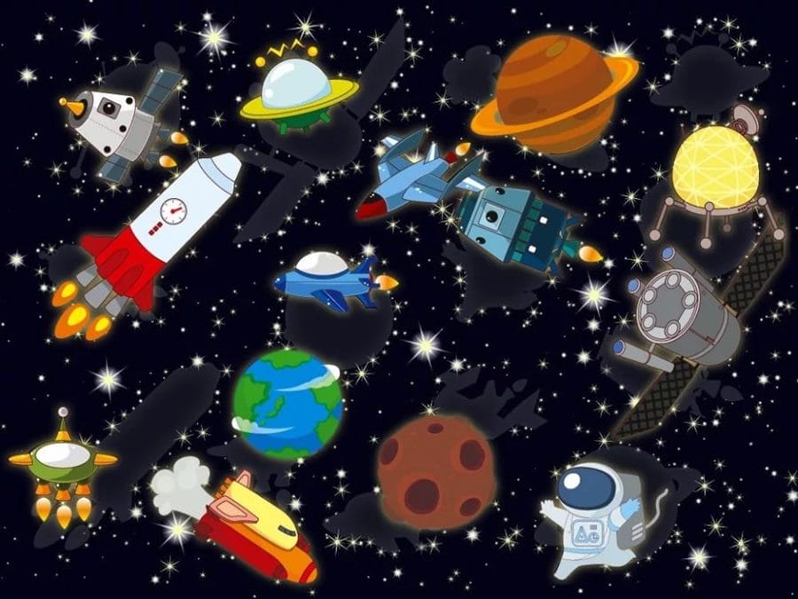 80 картинок про космос для детей #68