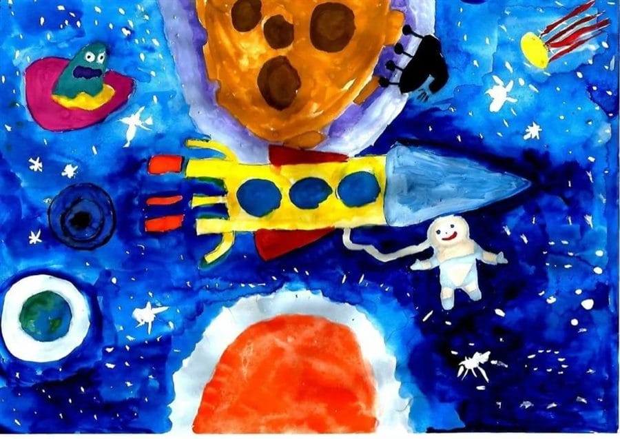 80 картинок про космос для детей #55
