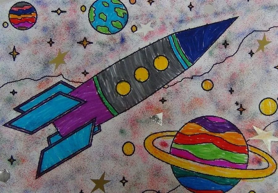 80 картинок про космос для детей #20