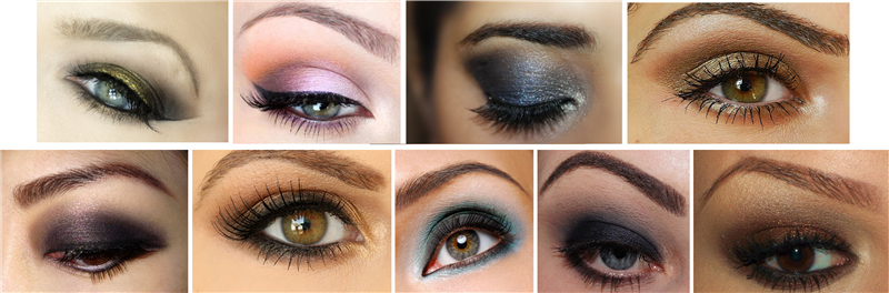Дневной и вечерний макияж для зеленых глаз и темных волос: пошаговые фото, видео #4