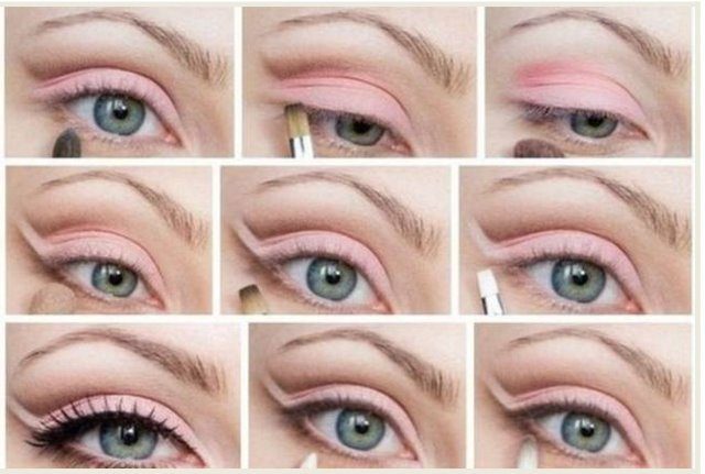 Макияж для голубых глаз и светлых волос: пошаговая инструкция (фото, видео) #17