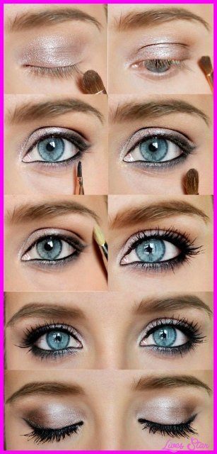 Макияж для голубых глаз и светлых волос: пошаговая инструкция (фото, видео) #10