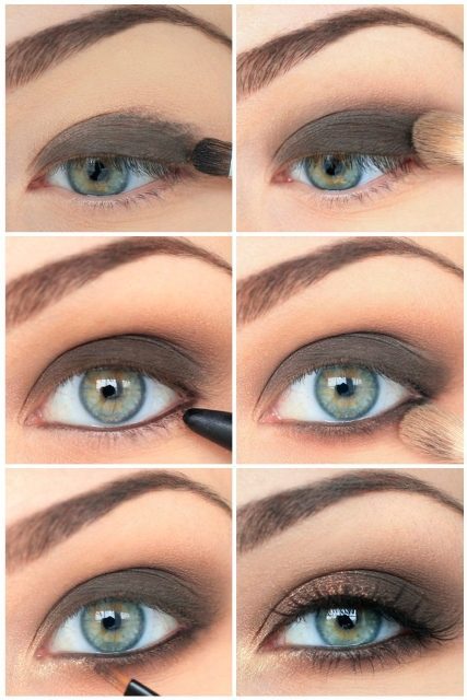 Макияж для голубых глаз и светлых волос: пошаговая инструкция (фото, видео) #13