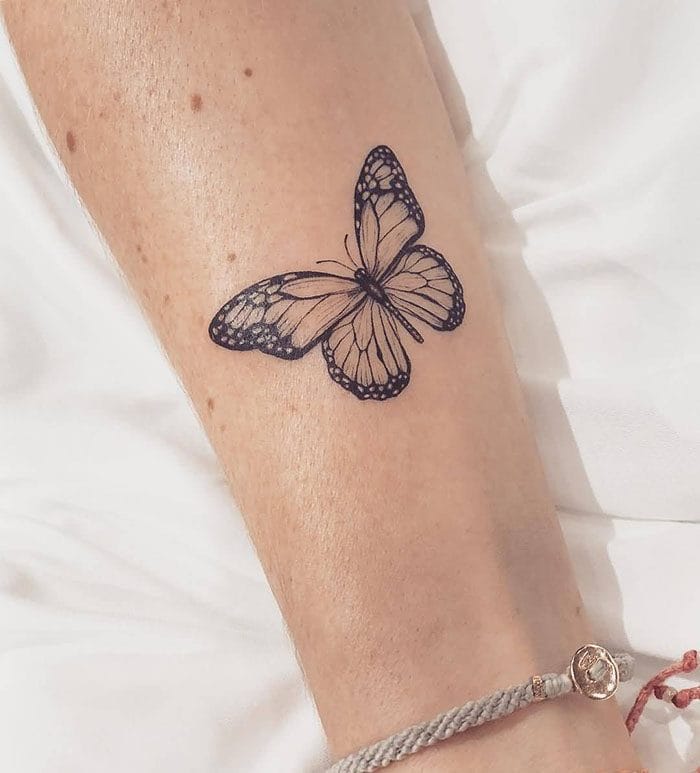 Эскизы тату с бабочкой – 80 лучших фото-идей со значением #54
