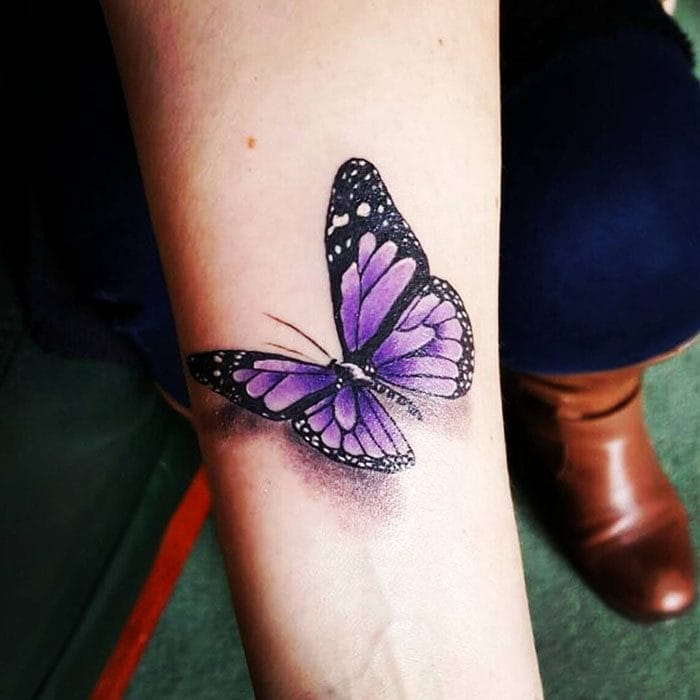 Эскизы тату с бабочкой – 80 лучших фото-идей со значением #32