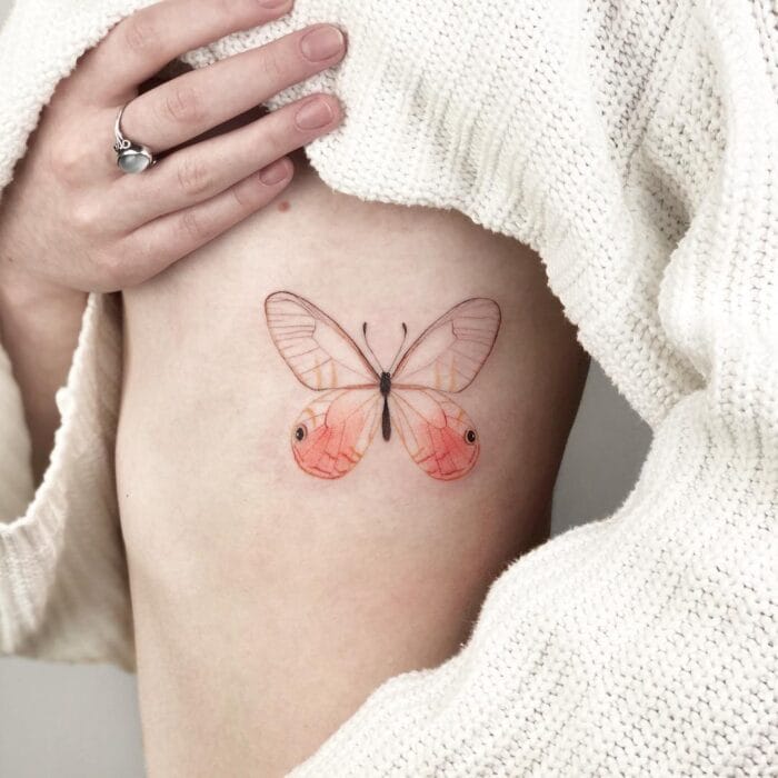 Эскизы тату с бабочкой – 80 лучших фото-идей со значением #53