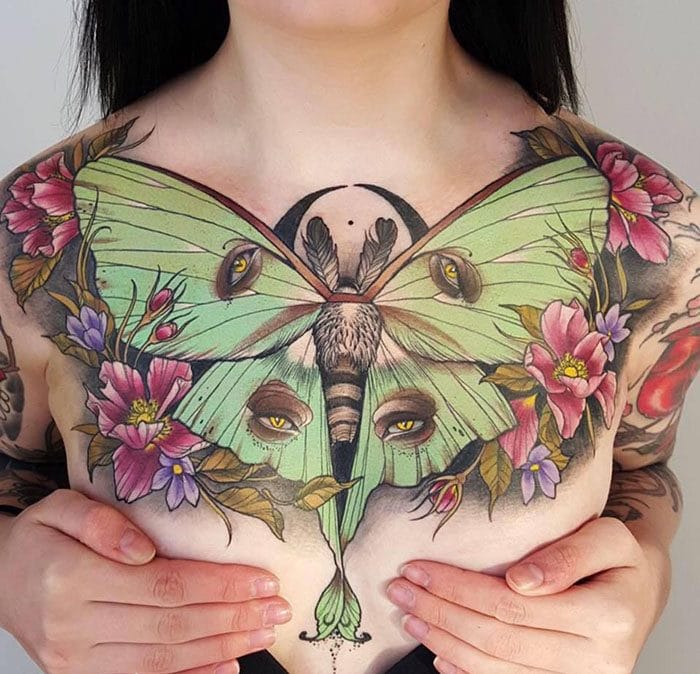 Эскизы тату с бабочкой – 80 лучших фото-идей со значением #67