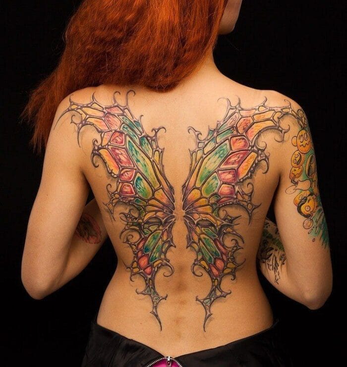 Эскизы тату с бабочкой – 80 лучших фото-идей со значением #4