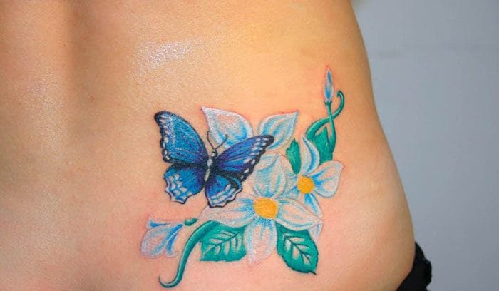 Эскизы тату с бабочкой – 80 лучших фото-идей со значением #74