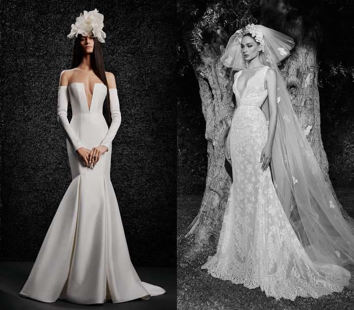 Красивые и модные свадебные платья 2022 года с фото #41