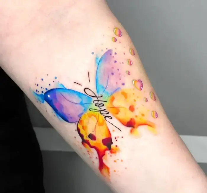Эскизы тату с бабочкой – 80 лучших фото-идей со значением #9