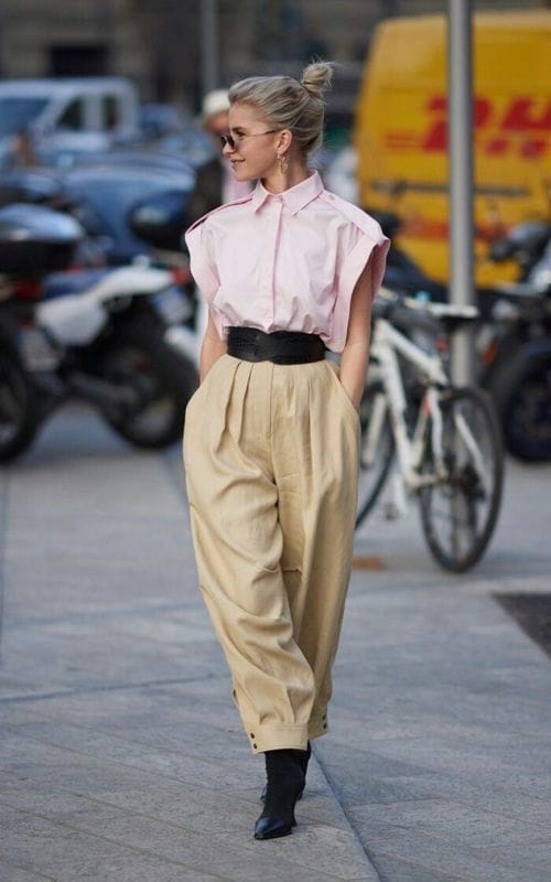 Широкие женские брюки – модные тенденции 2022-2023 #11