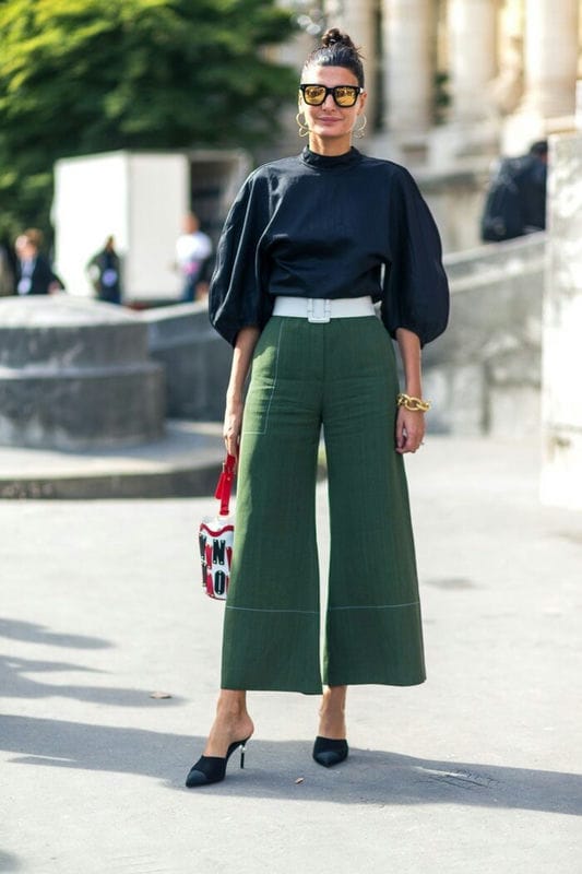 Широкие женские брюки – модные тенденции 2022-2023 #24