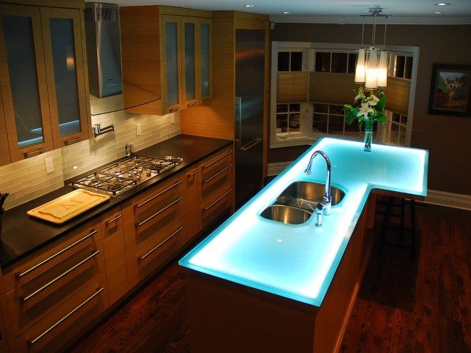 Подсветка рабочей зоны на кухне – 5 этапов монтажа (как делается, варианты подсветки) #12