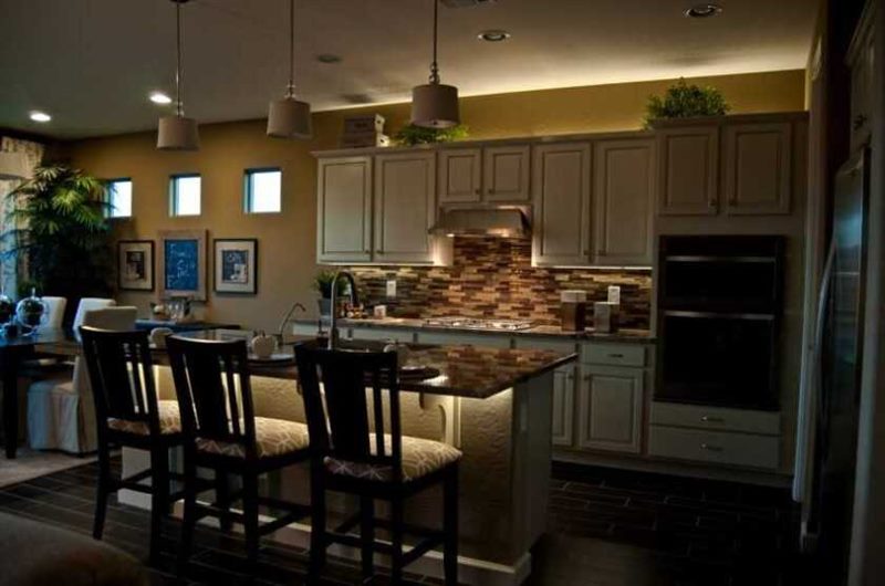 Подсветка рабочей зоны на кухне – 5 этапов монтажа (как делается, варианты подсветки) #79
