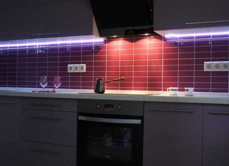 Подсветка рабочей зоны на кухне – 5 этапов монтажа (как делается, варианты подсветки) #84