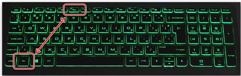 Как включить подсветку на клавиатуре ноутбука: быстрая инструкция (Samsung, Acer, Asus, Dell, HP) #6