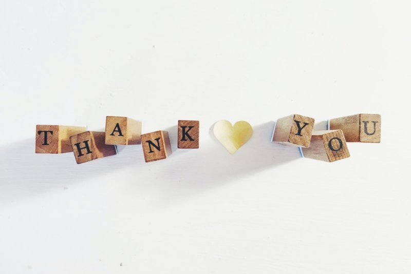 Слова благодарности: 200 фраз человеку от сердца #4