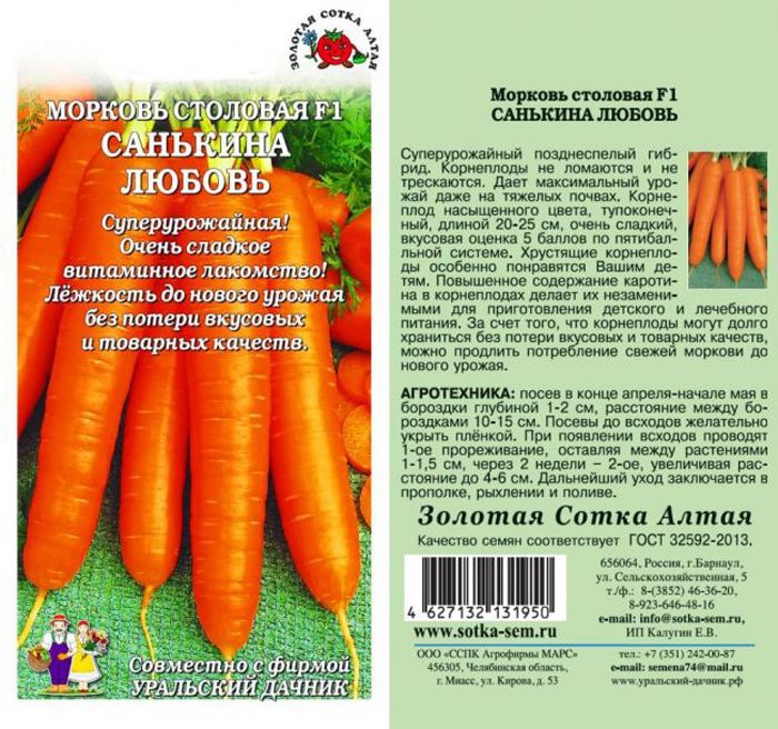 ТОП-25 Лучших сорта моркови на 2023 год (ранние, среднеспелые, поздние) #23