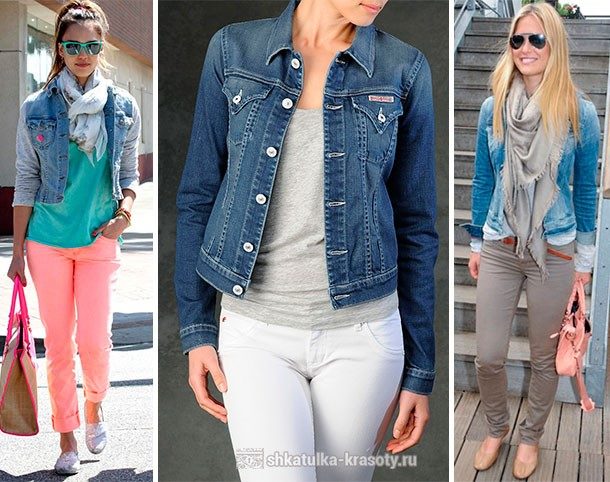 С чем носить джинсовую куртку женскую — 150 фото #6