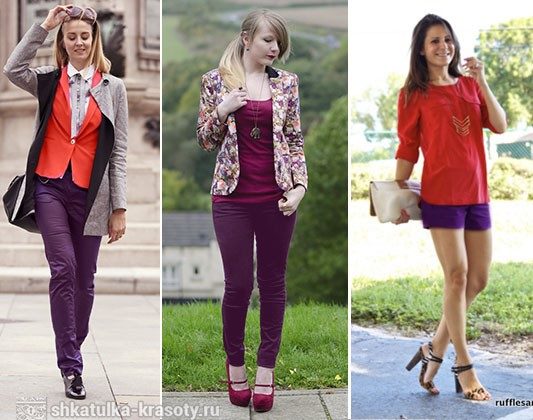 Сливовый цвет в одежде — лучшие сочетания и фото #22