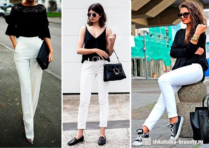С чем носить белые джинсы, брюки — 190 фото, 2023 #7