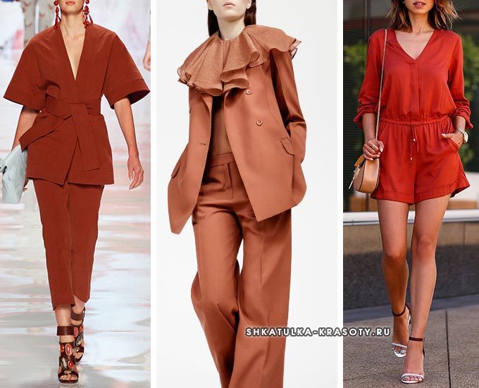 Терракотовый цвет в одежде — сочетание и с чем носить, фото #5