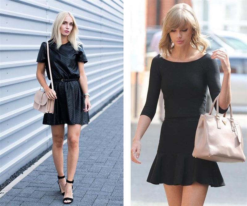 Как носить черное платье #7