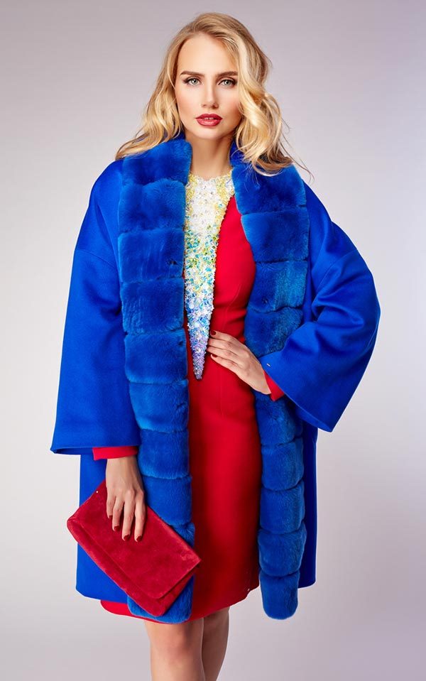 Синее пальто: с чем носить (темное, прямое, длинное), фото #59