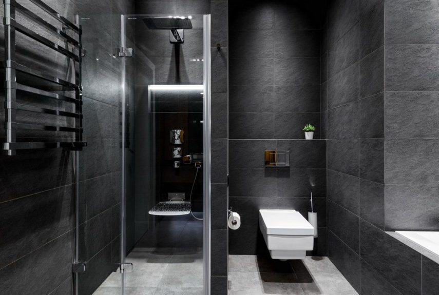  Современный и необычный стиль ванной комнаты