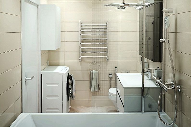  Дизайн небольшой ванной комнаты важно продумать до мельчайших деталей